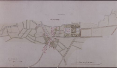 Tekening van W. van Wijngaarden uit circa 1820.